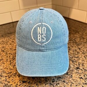 NO BS Embroidered Denim Hat OTTO Baseball Cap Dad Hat Strap back Adjustable